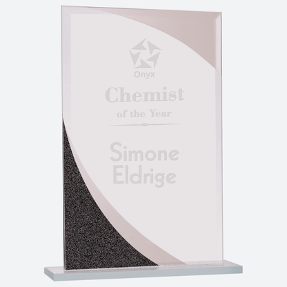 Rectangle Designer Glass Award