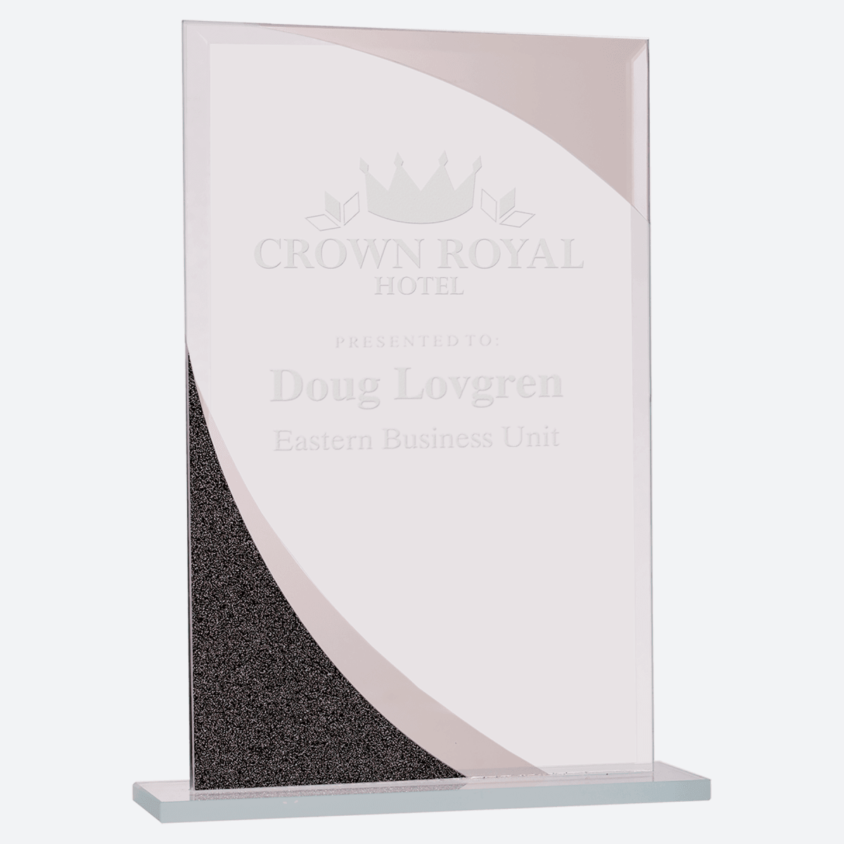 Rectangle Designer Glass Award