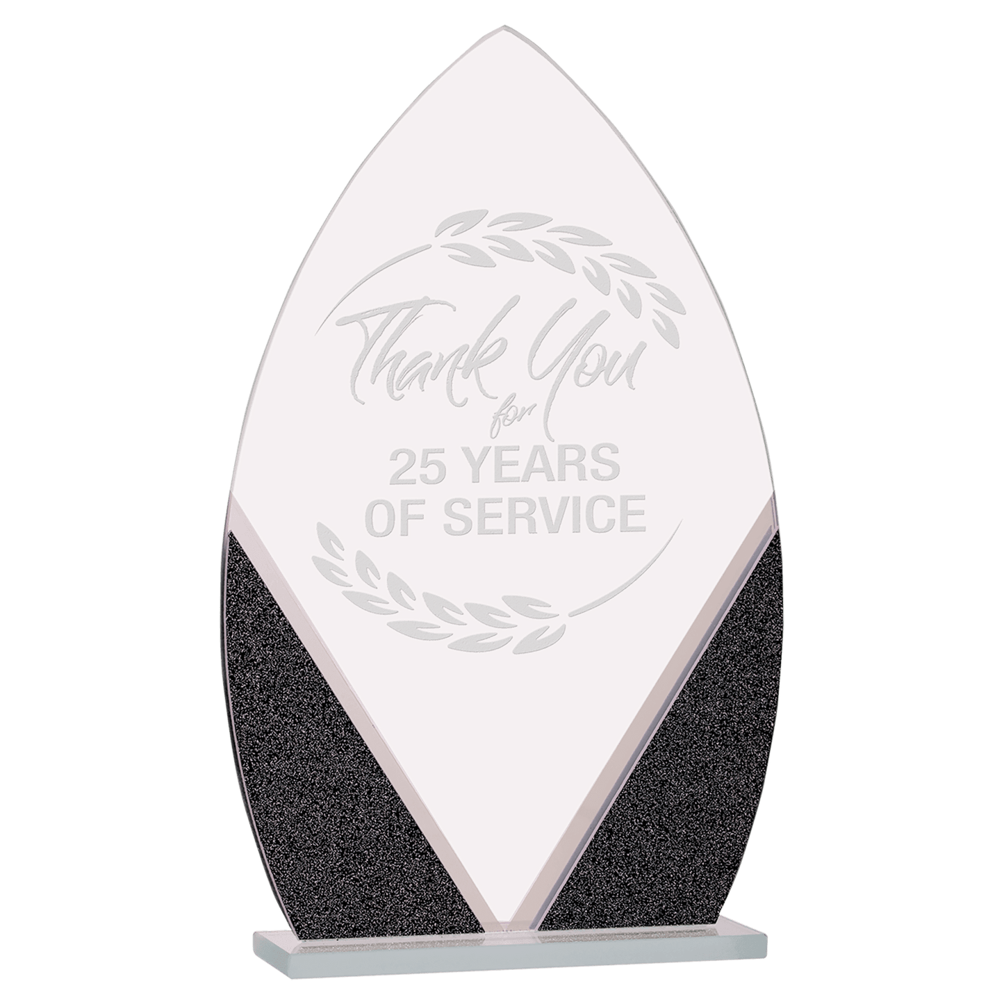 Oval Designer Glass Award