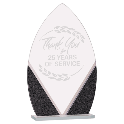 Oval Designer Glass Award