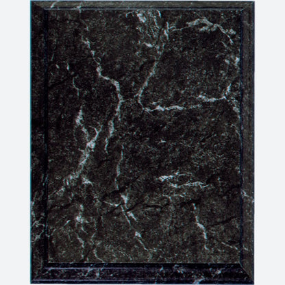 Improved Black Marble Finish Plaque