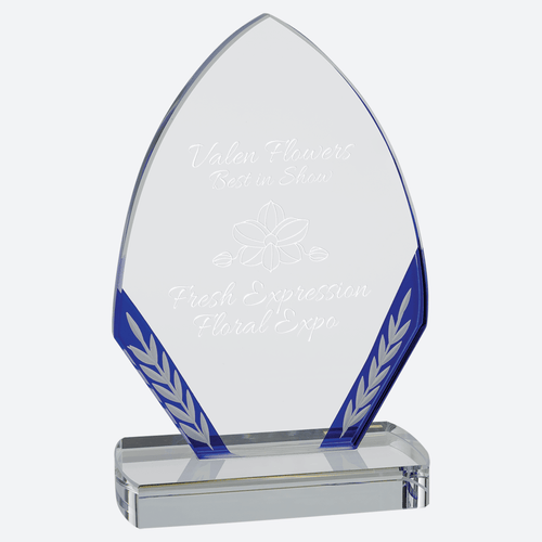 Blue Diamond Edge Glass