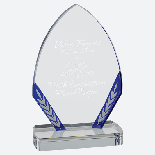 Blue Diamond Edge Glass