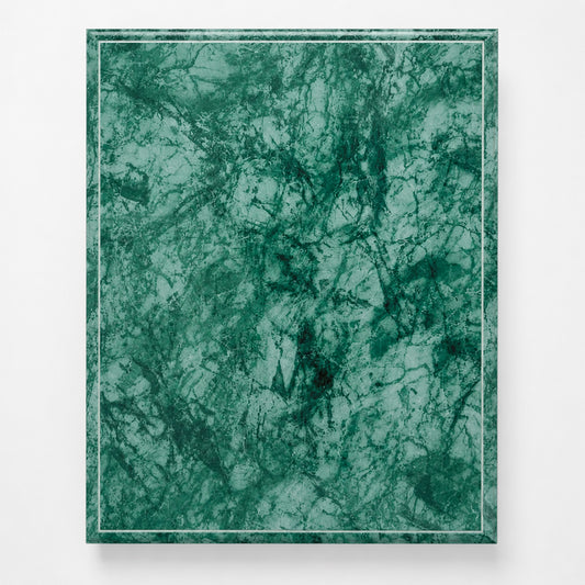 Emerald Marble Finish Plaque