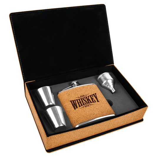 Cork Flask Gift Set