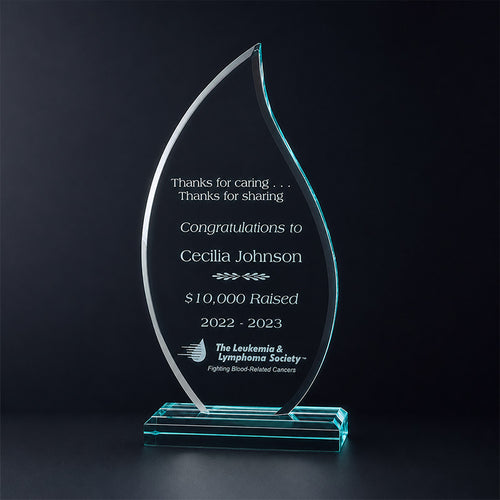 Flame Series Jade Acrylic Award