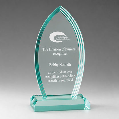 Flame Series Jade Acrylic Award