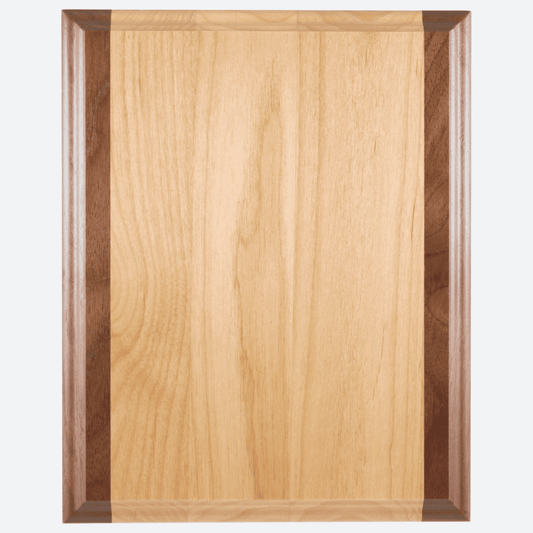 Genuine Red Alder and Genuine Walnut Plaque