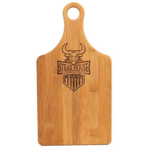Bamboo Paddle Shape Cutting Board
