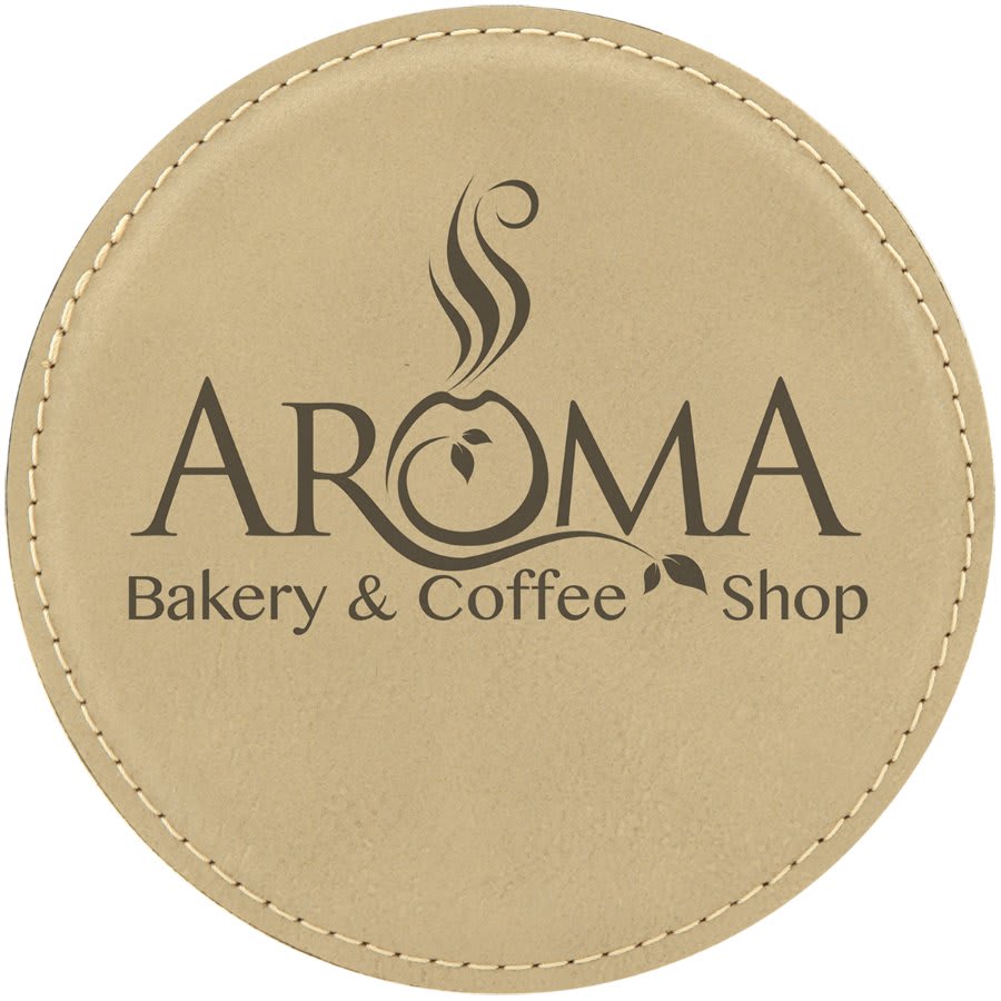 Round Leatherette Coaster
