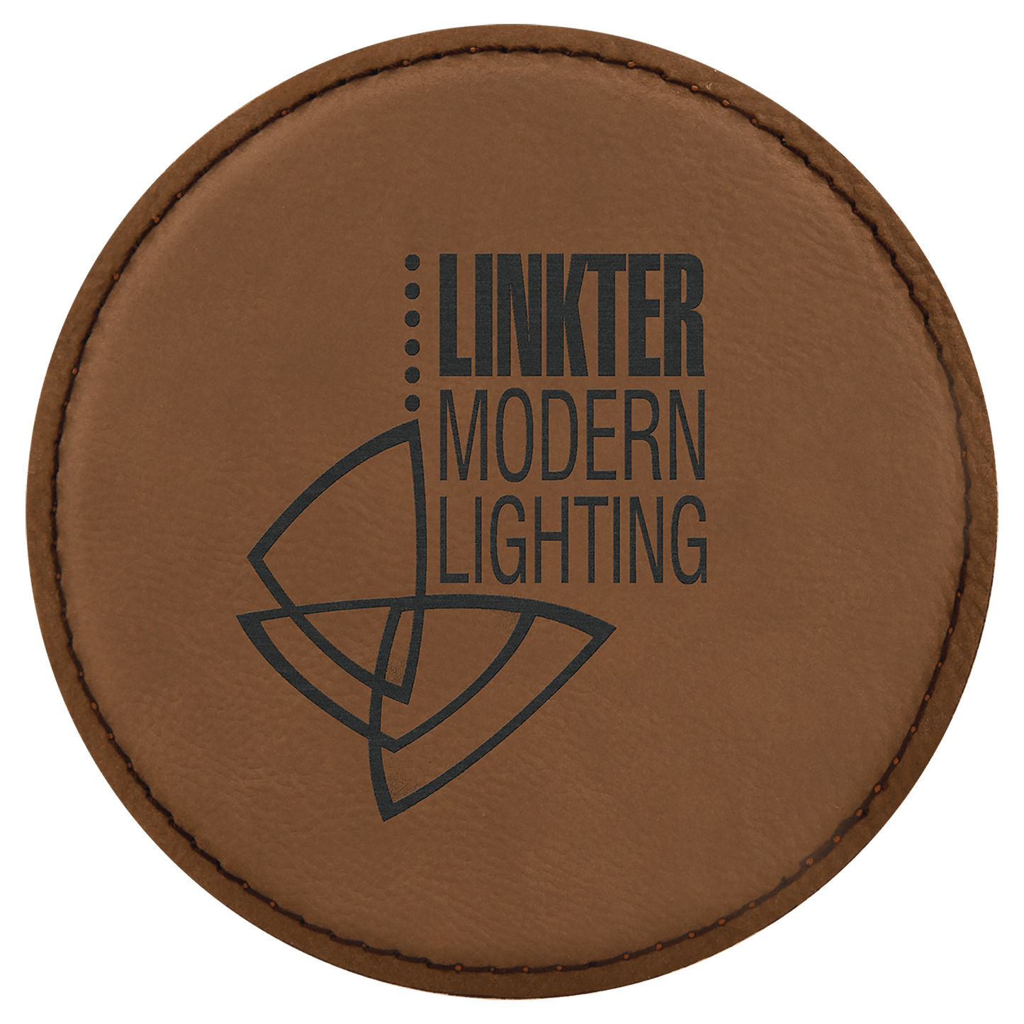 Round Leatherette Coaster