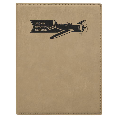 Leatherette Small Portfolio Notepad