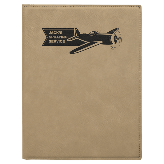 Leatherette Small Portfolio Notepad