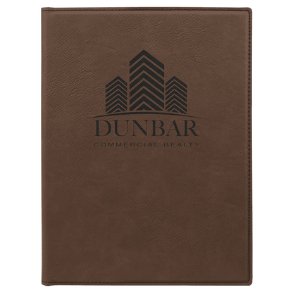 Leatherette Small Portfolio Notepad