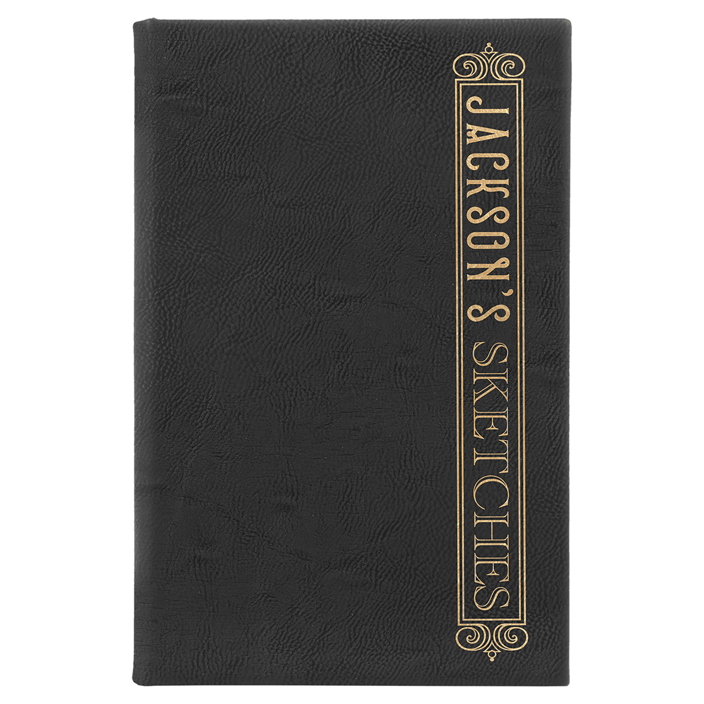 Leatherette Sketch Book Unlined Notepad