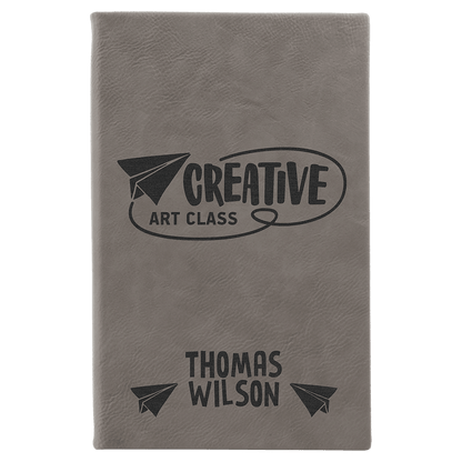 Leatherette Sketch Book Unlined Notepad