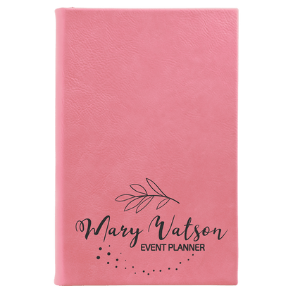 Leatherette Sketch Book Unlined Notepad