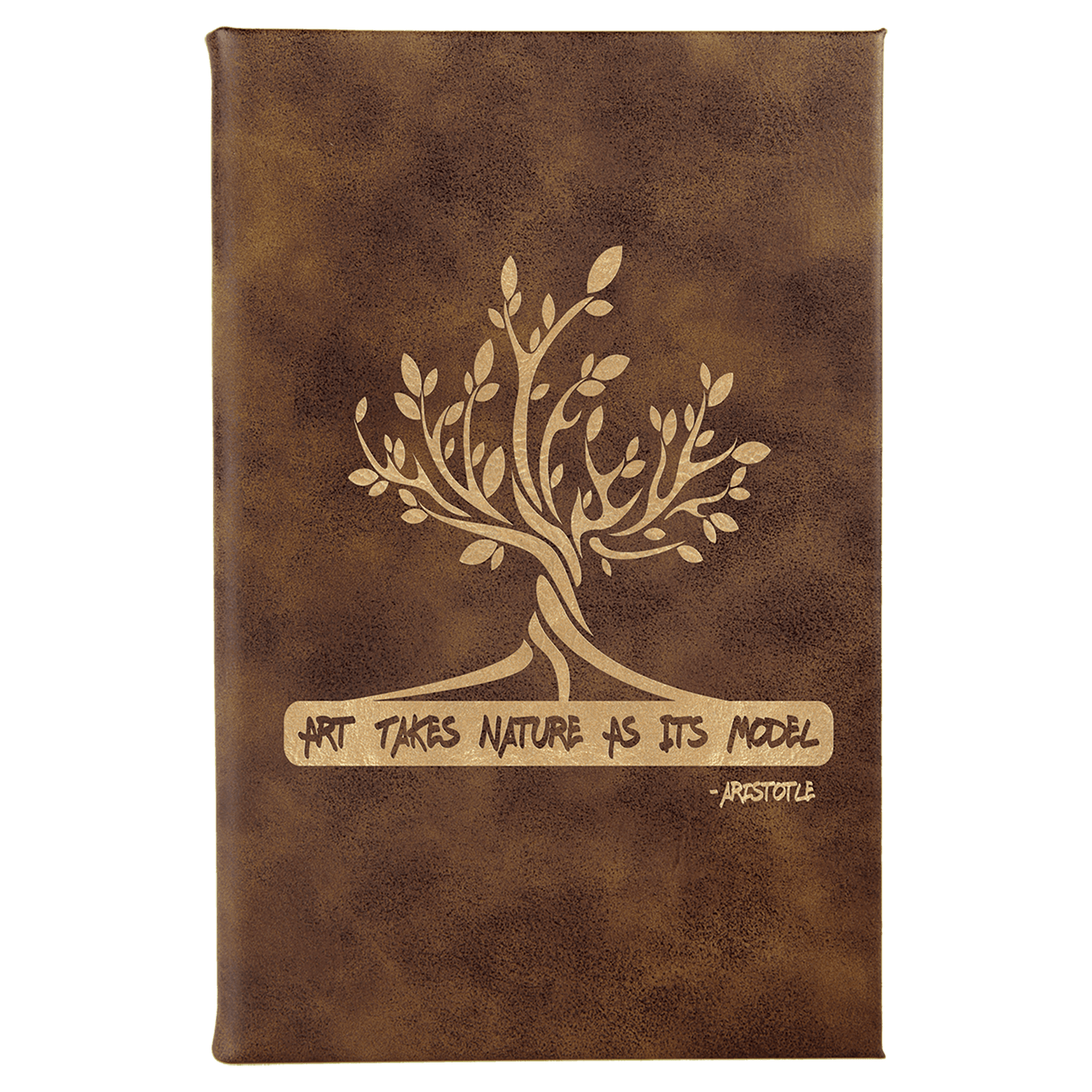 Leatherette Sketch Book Unlined Notepad