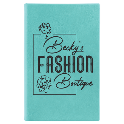 Leatherette Sketch Book Unlined Notepad
