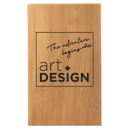 Leatherette Sketch Book Unlined Notepad