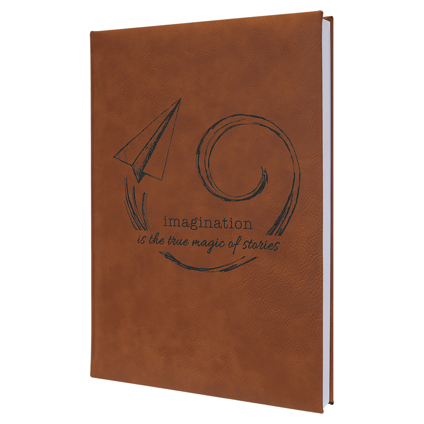 Leatherette Journal with Lined Notepad