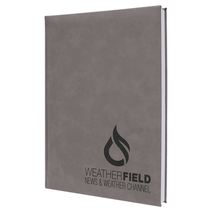 Leatherette Journal with Lined Notepad