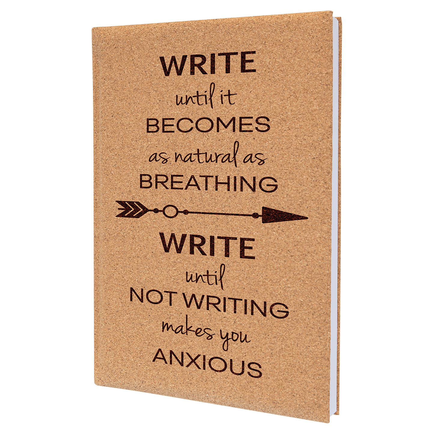 Leatherette Journal with Lined Notepad