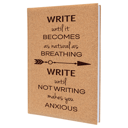 Leatherette Journal with Lined Notepad
