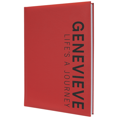 Leatherette Journal with Lined Notepad