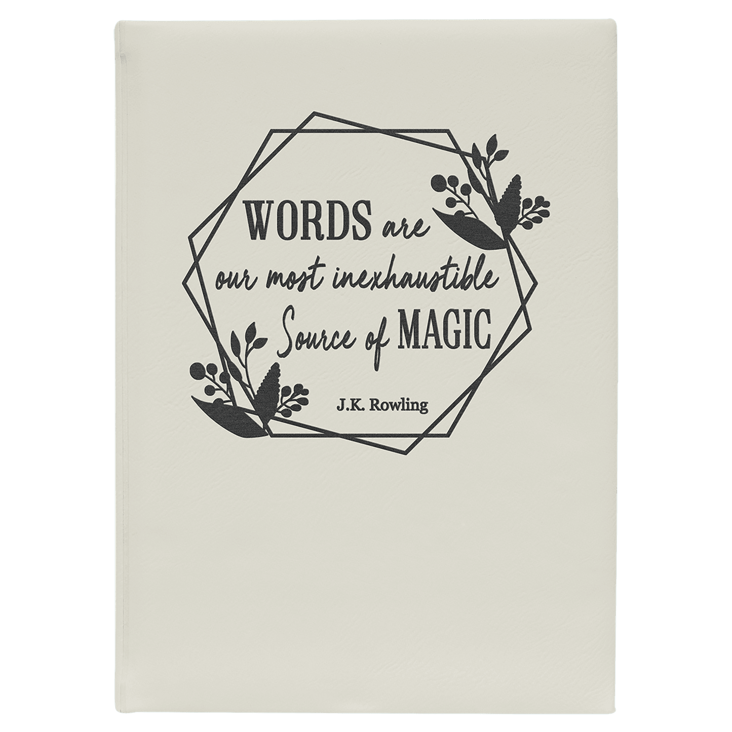 Leatherette Journal with Lined Notepad