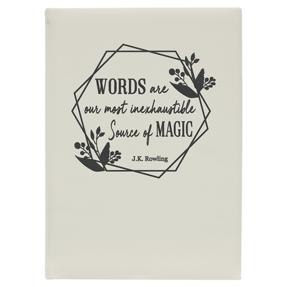 Leatherette Journal with Lined Notepad