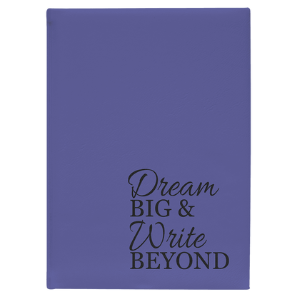 Leatherette Journal with Lined Notepad