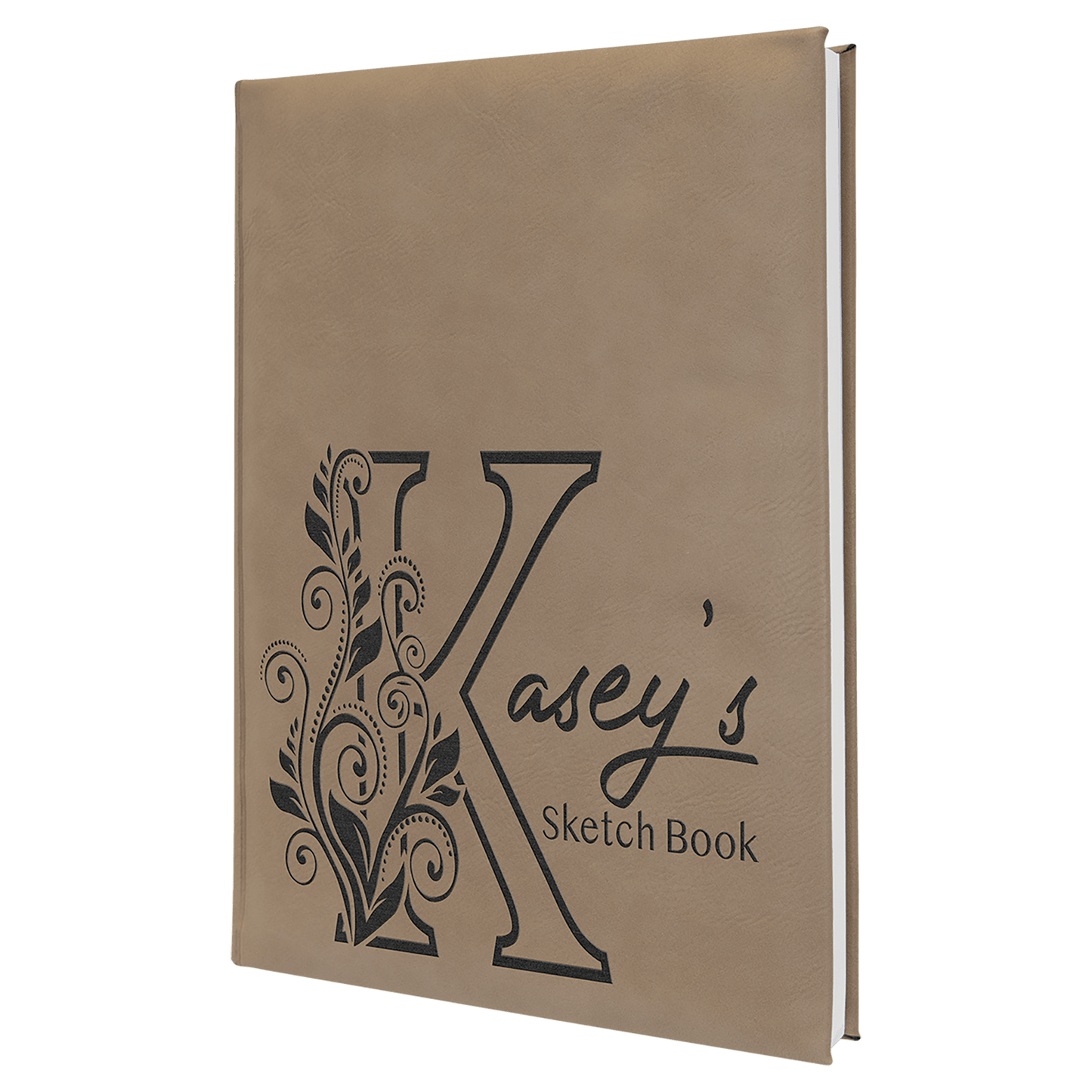 Leatherette Sketch Book Unlined Notepad