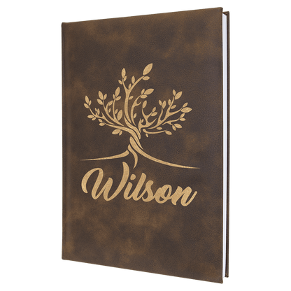 Leatherette Sketch Book Unlined Notepad