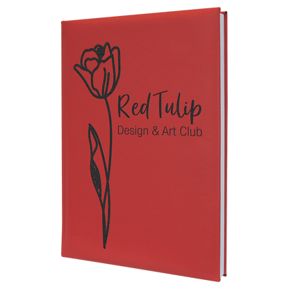 Leatherette Sketch Book Unlined Notepad