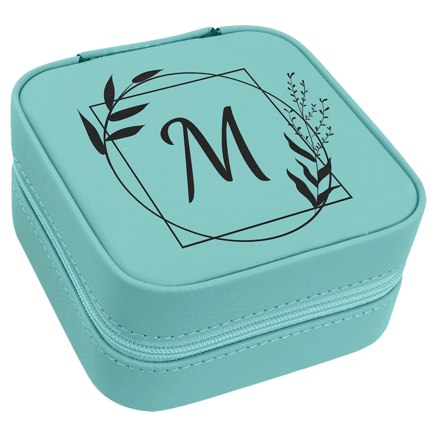 Leatherette Travel Jewelry Box with Lining