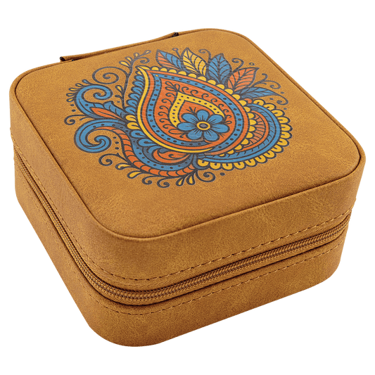 Travel Jewelry Box - Leatherette, Creekside Collection