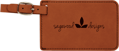 Leatherette Luggage Tag