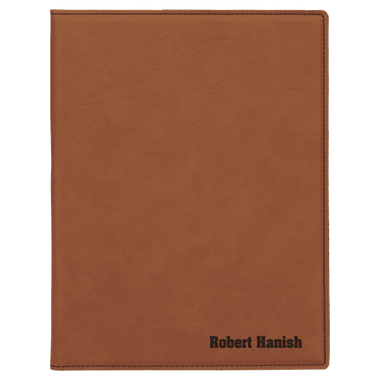 Leatherette Small Portfolio Notepad