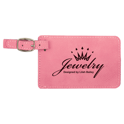 Leatherette Luggage Tag