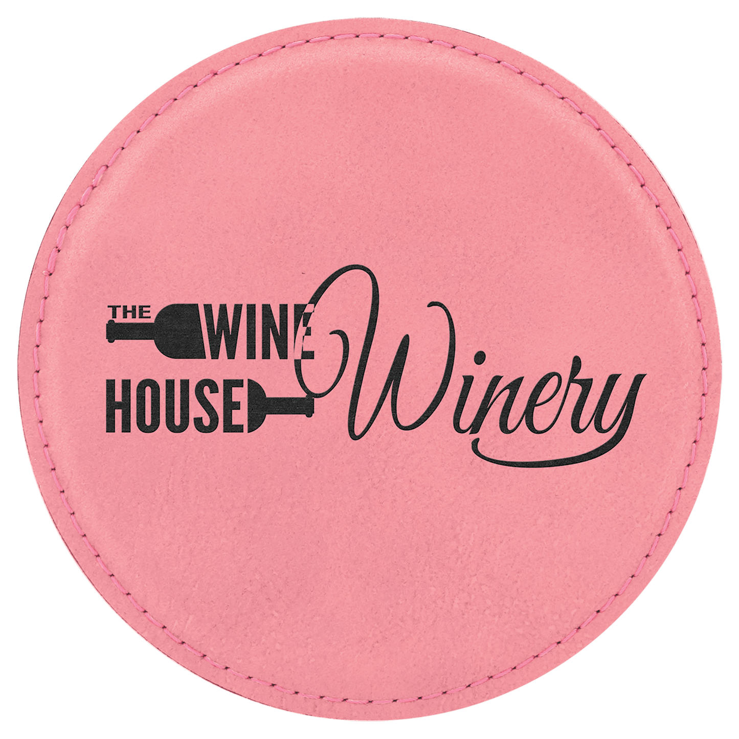 Round Leatherette Coaster