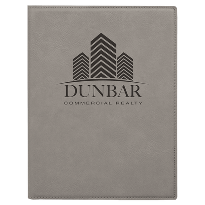 Leatherette Small Portfolio Notepad