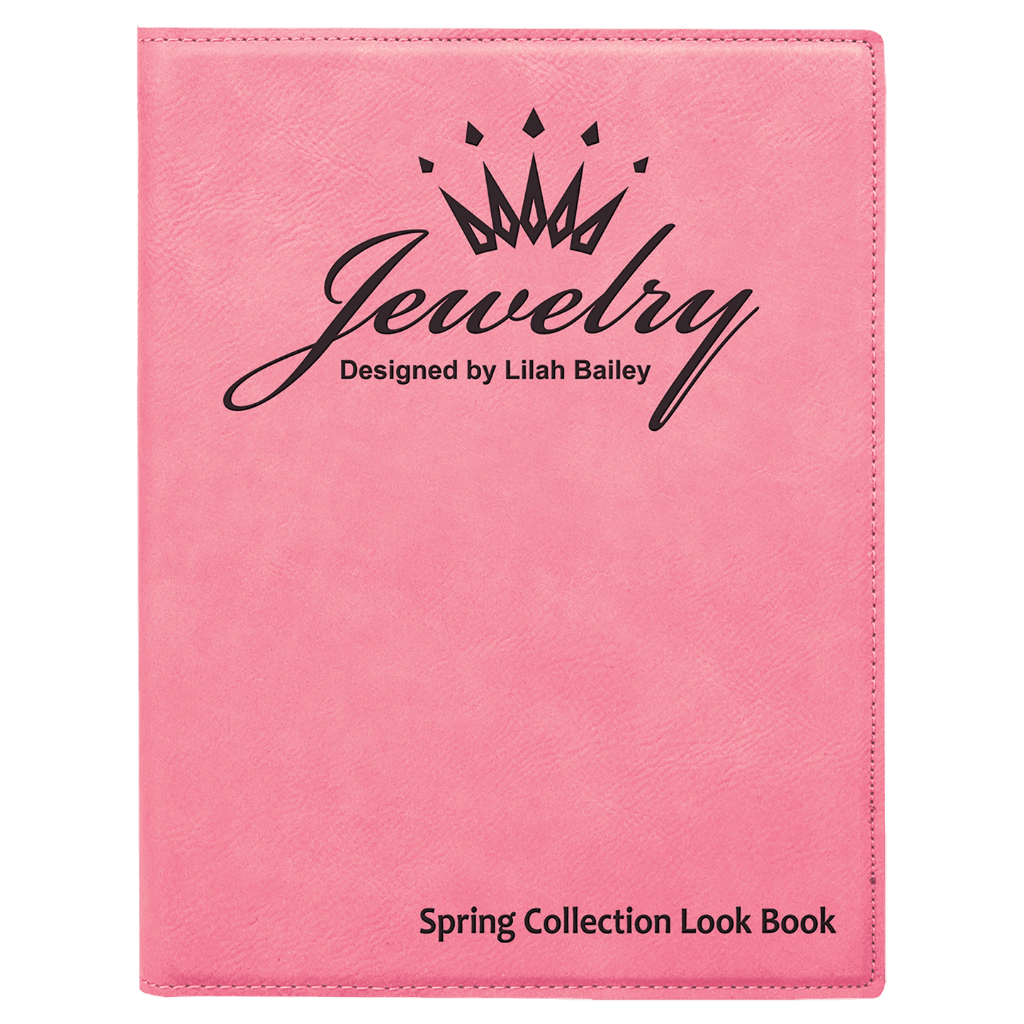 Leatherette Small Portfolio Notepad