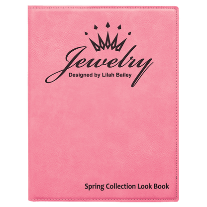 Leatherette Small Portfolio Notepad