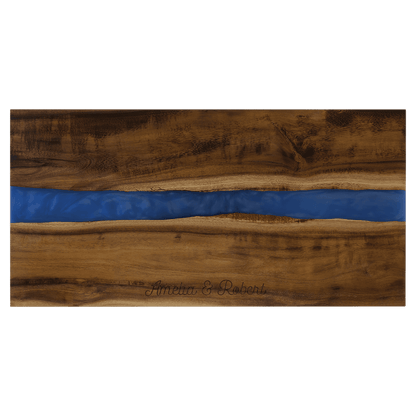 Acacia with Pearl Resin Serving Board