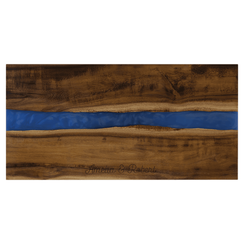 Acacia with Pearl Resin Serving Board