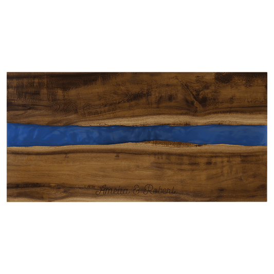 Acacia with Pearl Resin Serving Board