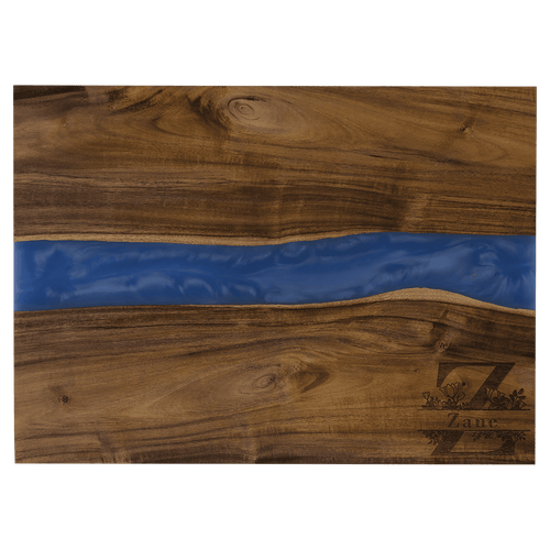 Acacia with Pearl Resin Serving Board