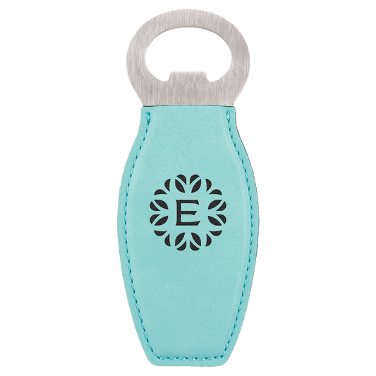 Leatherette Bottle Opener with Magnet