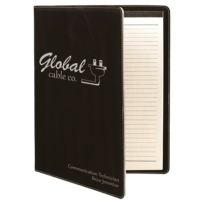 Leatherette Portfolio Notepad